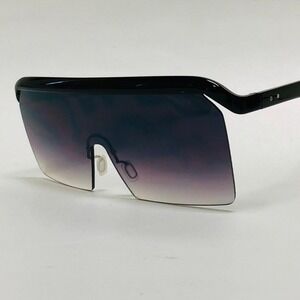 Shield Sunglasses Oversized Rimless Visor One Piece‎ Lens Fashion Shades Gafas